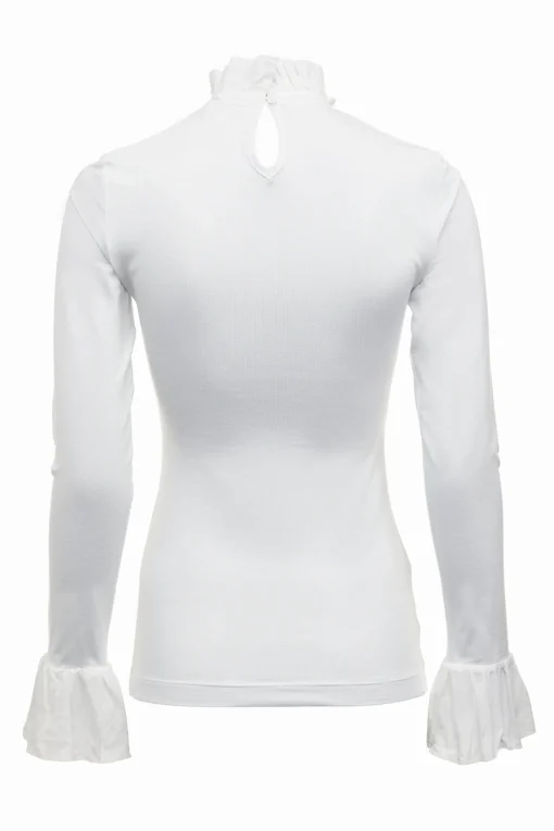 Melissa Jersey Blouse (White)