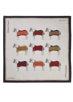 Nine Horse Silk Scarf (Nine Horse)