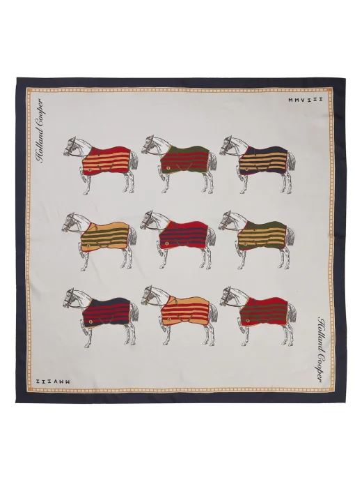 Nine Horse Silk Scarf (Nine Horse)