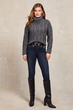 Noveli Cable Knit (Charcoal)