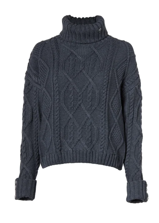 Noveli Cable Knit (Charcoal)