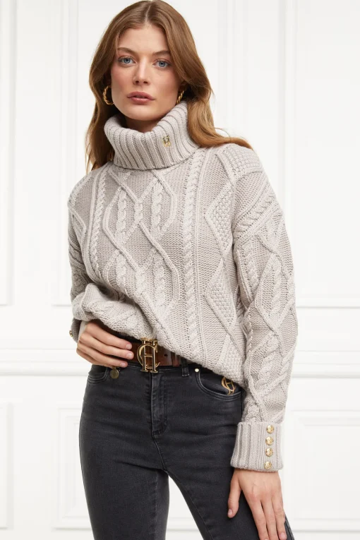 Noveli Cable Knit (Taupe)