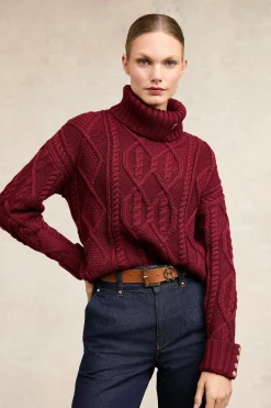 Noveli Cable Knit (Wine)