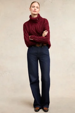 Noveli Cable Knit (Wine)