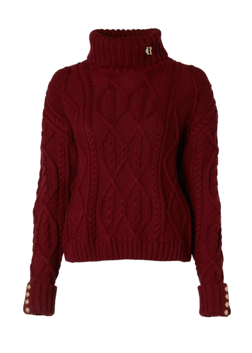 Noveli Cable Knit (Wine)