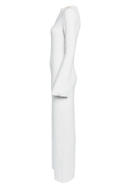 Olive Maxi Dress (White)