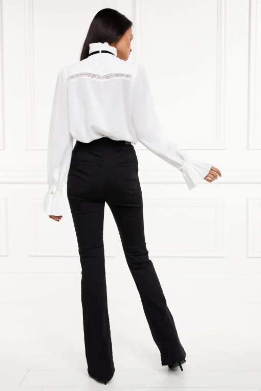 Olivia Tie Shirt (White)