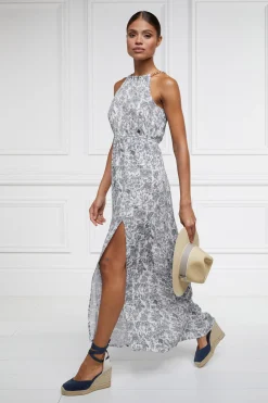 Paloma Maxi Dress (White Willow)
