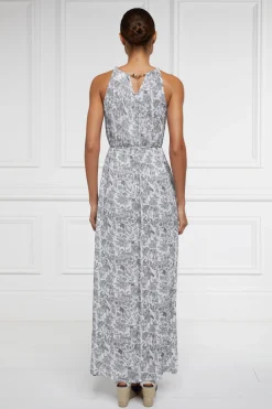 Paloma Maxi Dress (White Willow)