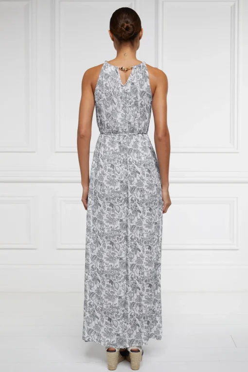 Paloma Maxi Dress (White Willow)