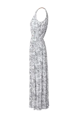 Paloma Maxi Dress (White Willow)
