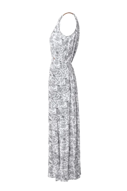 Paloma Maxi Dress (White Willow)