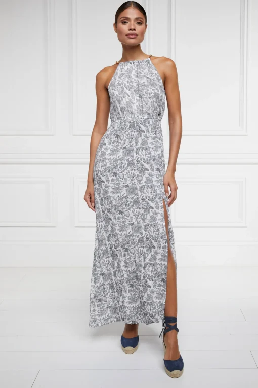 Paloma Maxi Dress (White Willow)