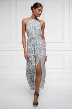 Paloma Maxi Dress (White Willow)