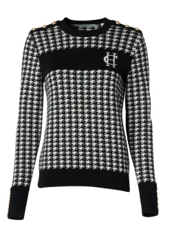 Panel Crew Neck Knit (Black)