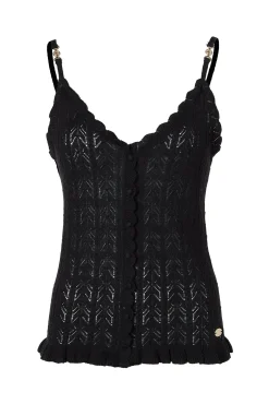 Pointelle Cami (Black)