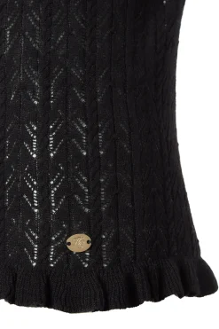 Pointelle Cami (Black)