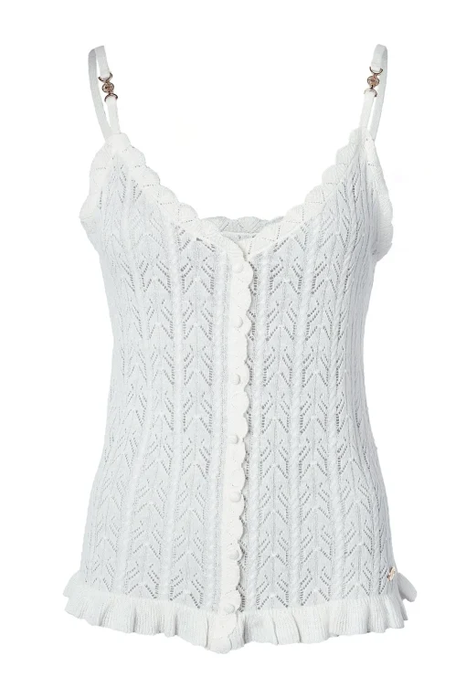 Pointelle Cami (Natural)