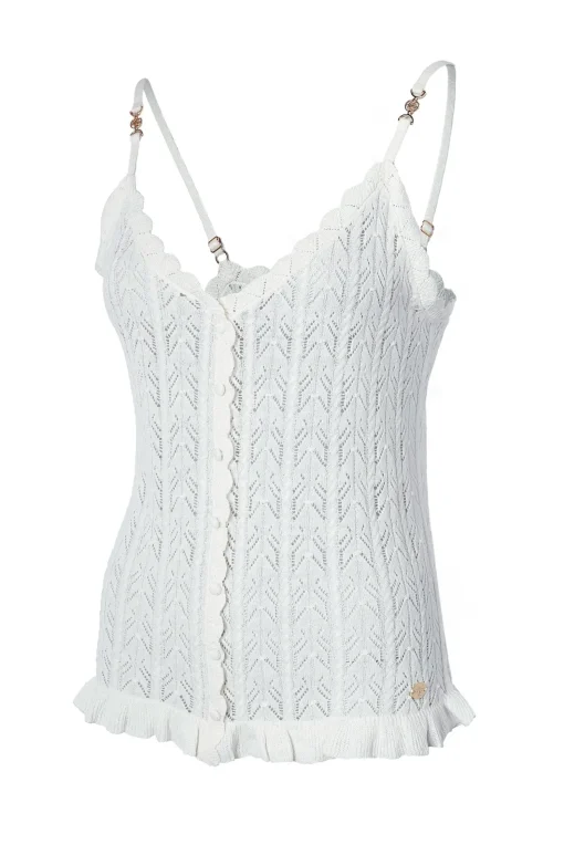 Pointelle Cami (Natural)