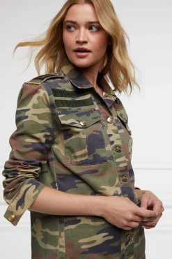Premium Artillery Jacket (Washed Camo)