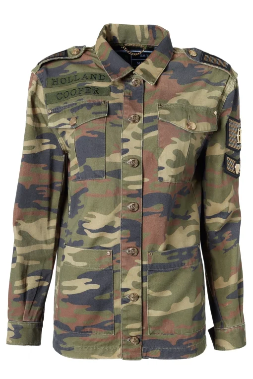 Premium Artillery Jacket (Washed Camo)