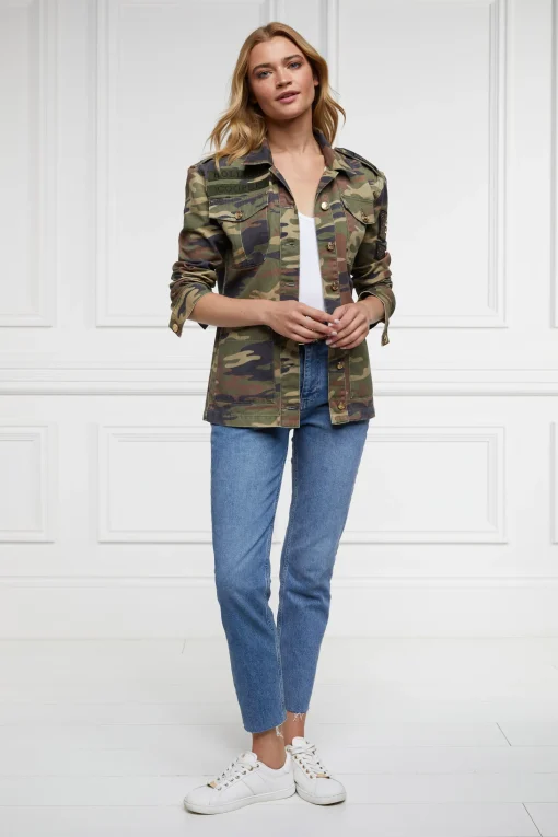 Premium Artillery Jacket (Washed Camo)