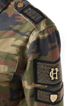 Premium Artillery Jacket (Washed Camo)