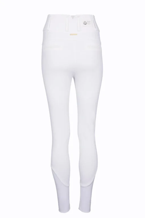 Premium Competition High Rise Breeches (White)