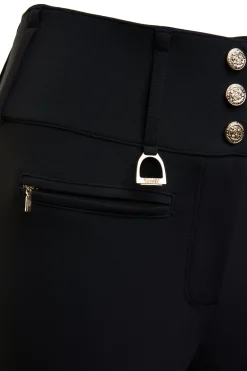 Premium High Rise Breeches (Black)