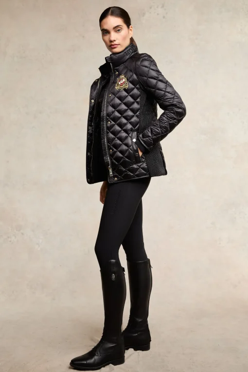 Premium High Rise Breeches (Black)