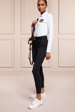 Premium Mid Rise Breeches (Black)