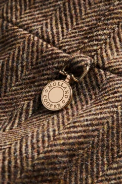 Regency Skirt (Large Scale Brown Herringbone)