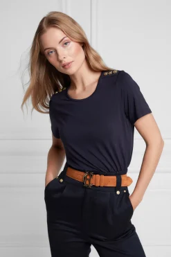 Relax Fit Crew Neck Tee (Ink Navy)