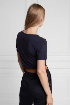 Relax Fit Crew Neck Tee (Ink Navy)