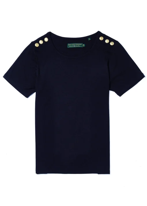 Relax Fit Crew Neck Tee (Ink Navy)