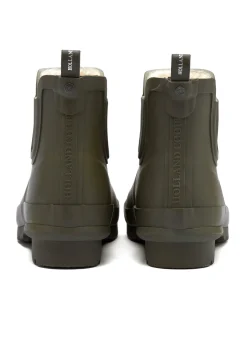 Rubber Chelsea Boot (Matte Green Gunmetal)