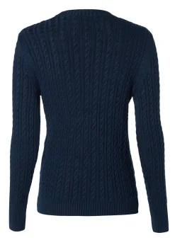 Seattle Cable Crew Knit (Ink Navy)