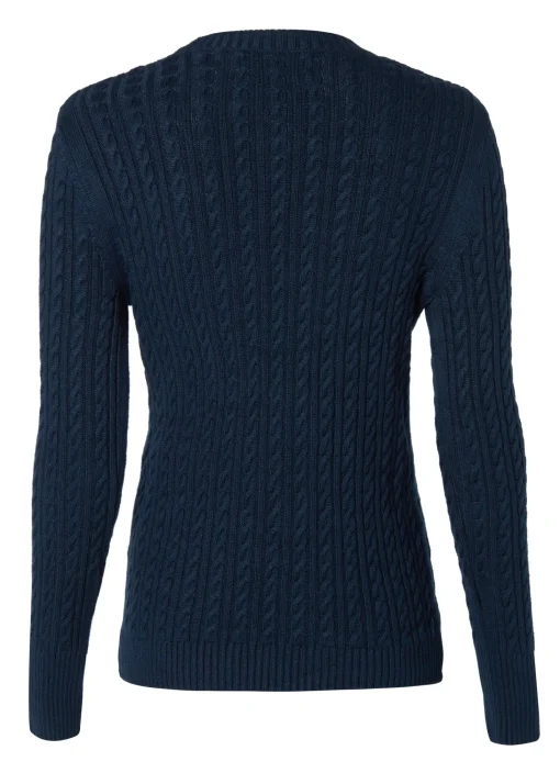 Seattle Cable Crew Knit (Ink Navy)