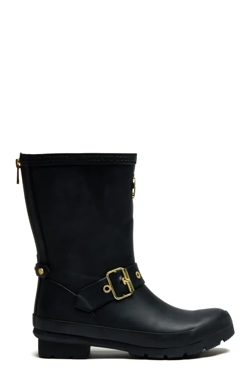 Sherpa Lined Chelsea Wellington (Matte Black)