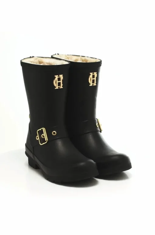 Sherpa Lined Chelsea Wellington (Matte Black)