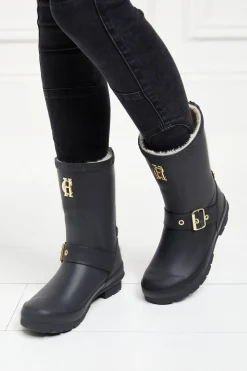 Sherpa Lined Chelsea Wellington (Matte Black)