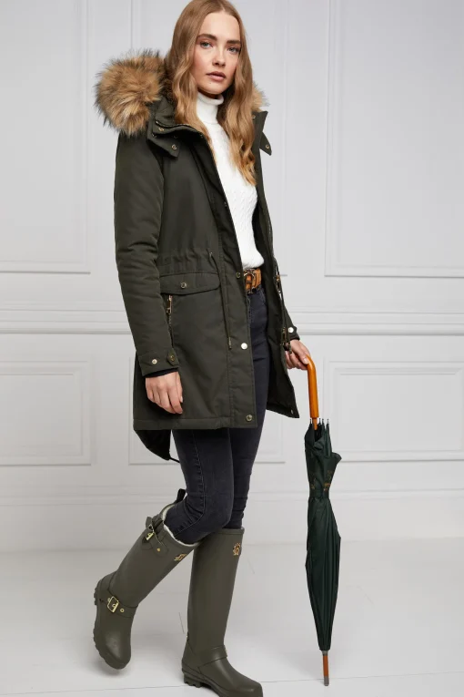 Sherpa Lined Regency Wellington (Matte Green)