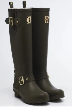 Sherpa Lined Regency Wellington (Matte Green)