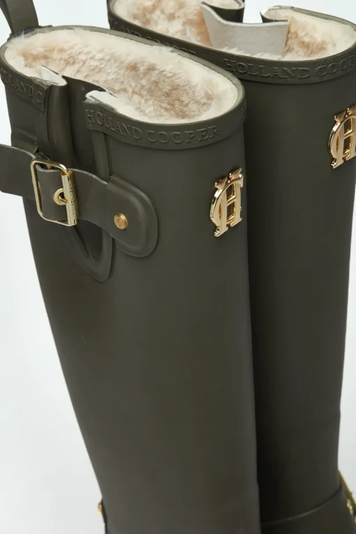 Sherpa Lined Regency Wellington (Matte Green)