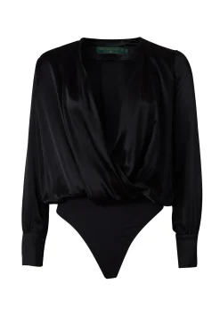 Silk Bodysuit (Black)