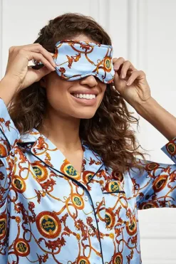 Silk Eye Mask (Sky Blue)