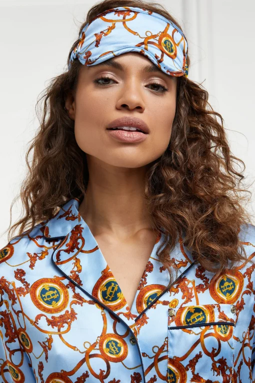 Silk Eye Mask (Sky Blue)