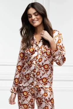 Silk Pyjama Shirt (Blush)