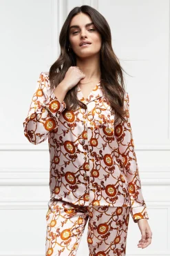 Silk Pyjama Shirt (Blush)