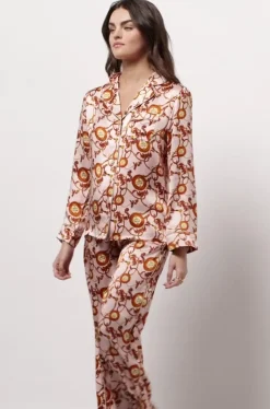 Silk Pyjama Shirt (Blush)